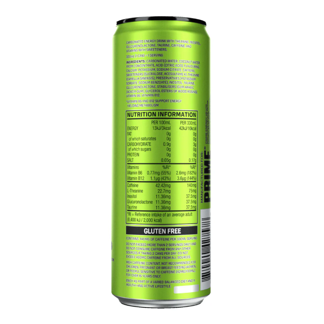 Prime Lemon Lime Flavour Energy  Drink ,330ml