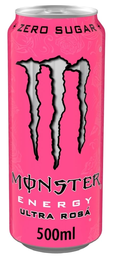 Monster Energy Drink Ultra Rosa Zero Sugar 500ml – Snackstar