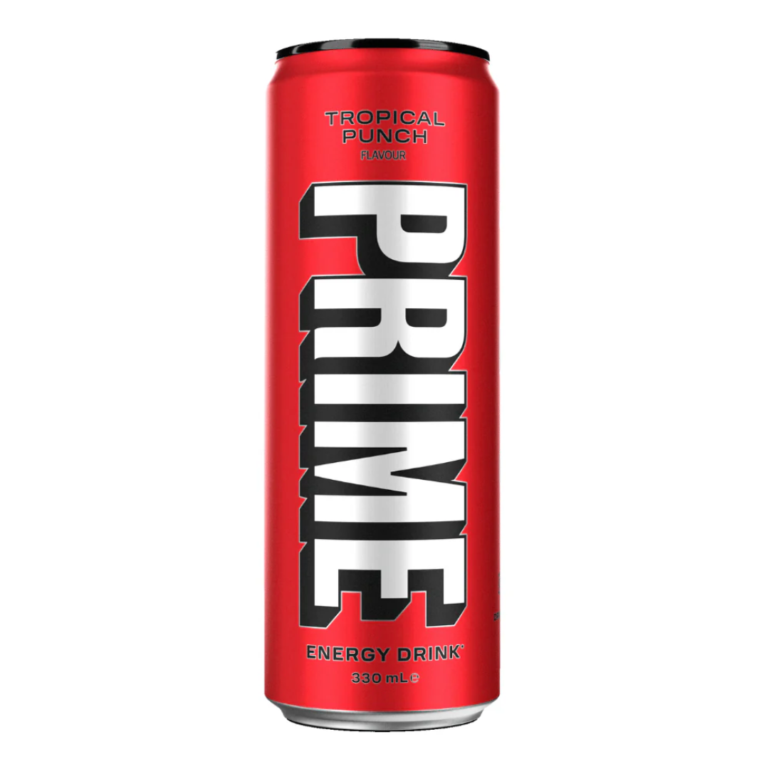 Prime Energy Drink: Tropical Punch Flavour