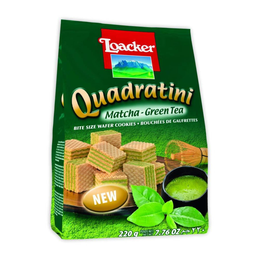 Loacker Quadratini Matcha Green Tea 110g
