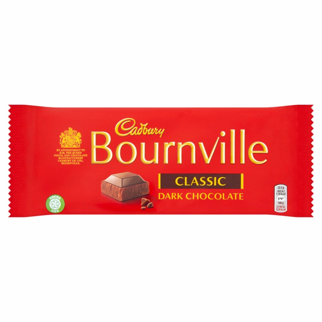 Cadbury Bournville Classic Dark Chocolate Bar