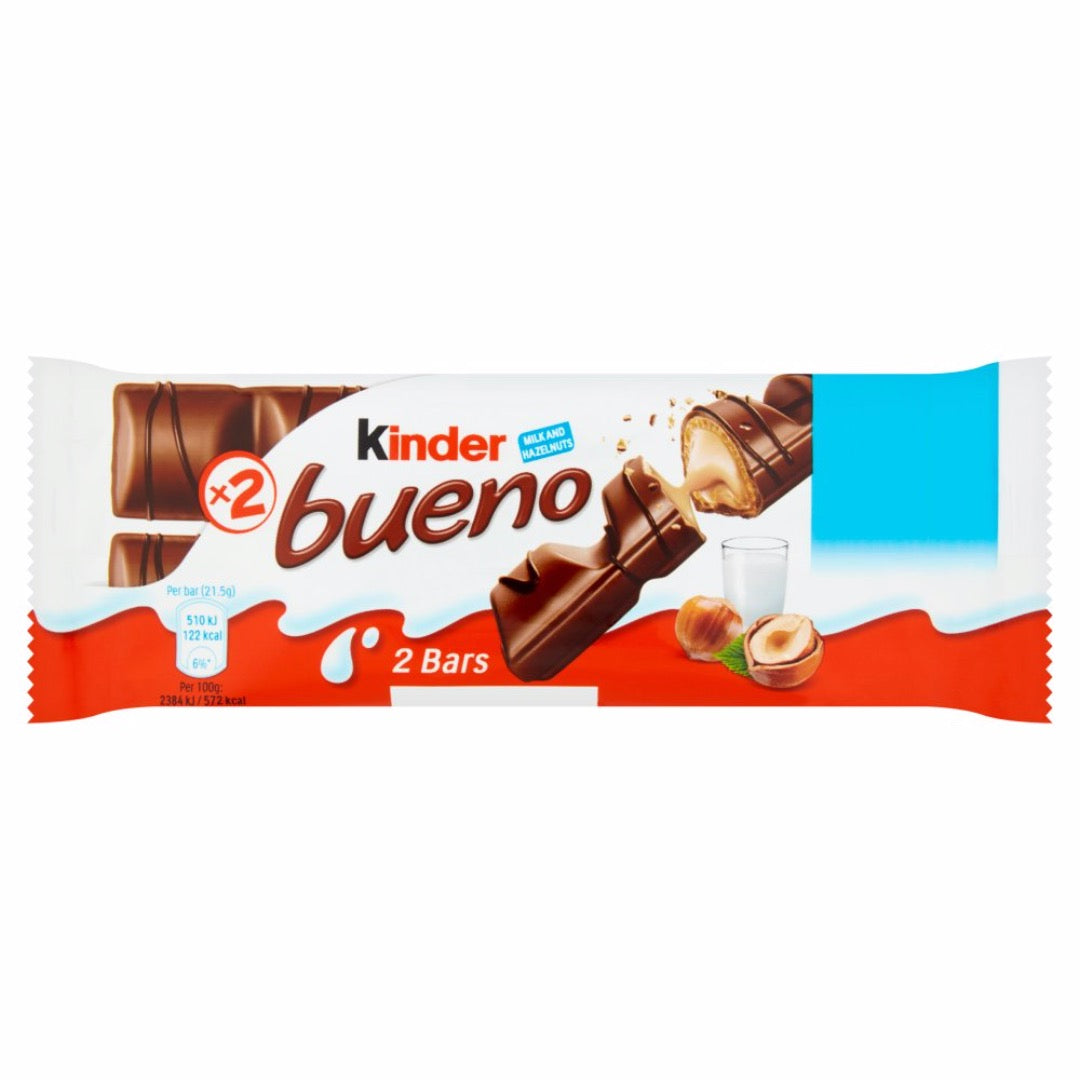 Kinder Bueno Milk Chocolate and Hazelnuts