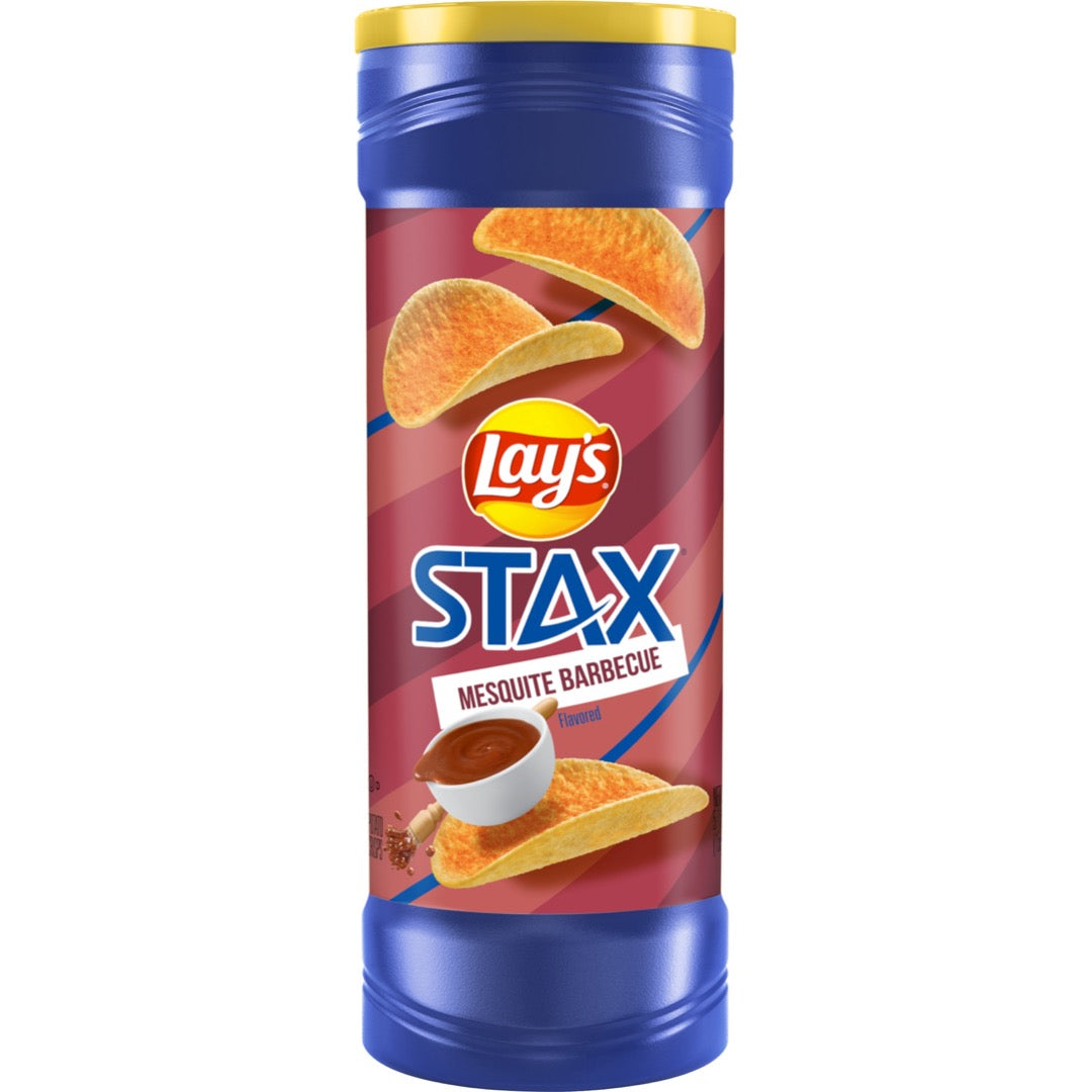 Lay's Stax Mesquite Barbecue Potato Crisps