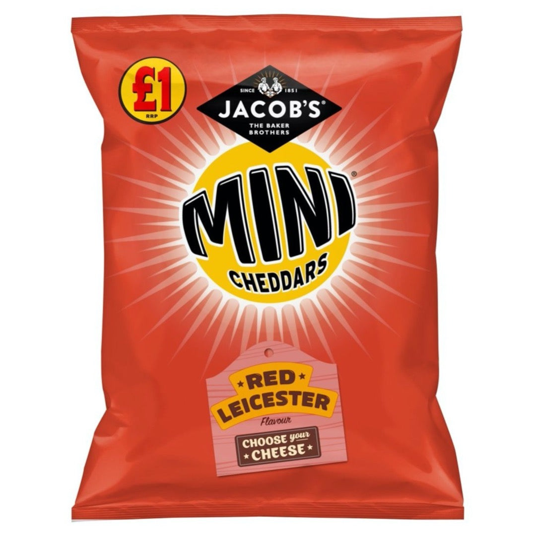 Jacob's Mini Cheddars Red Leicester 105g